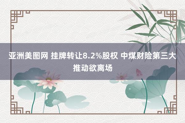 亚洲美图网 挂牌转让8.2%股权 中煤财险第三大推动欲离场